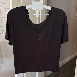 Poof! Classic Black Crop Top